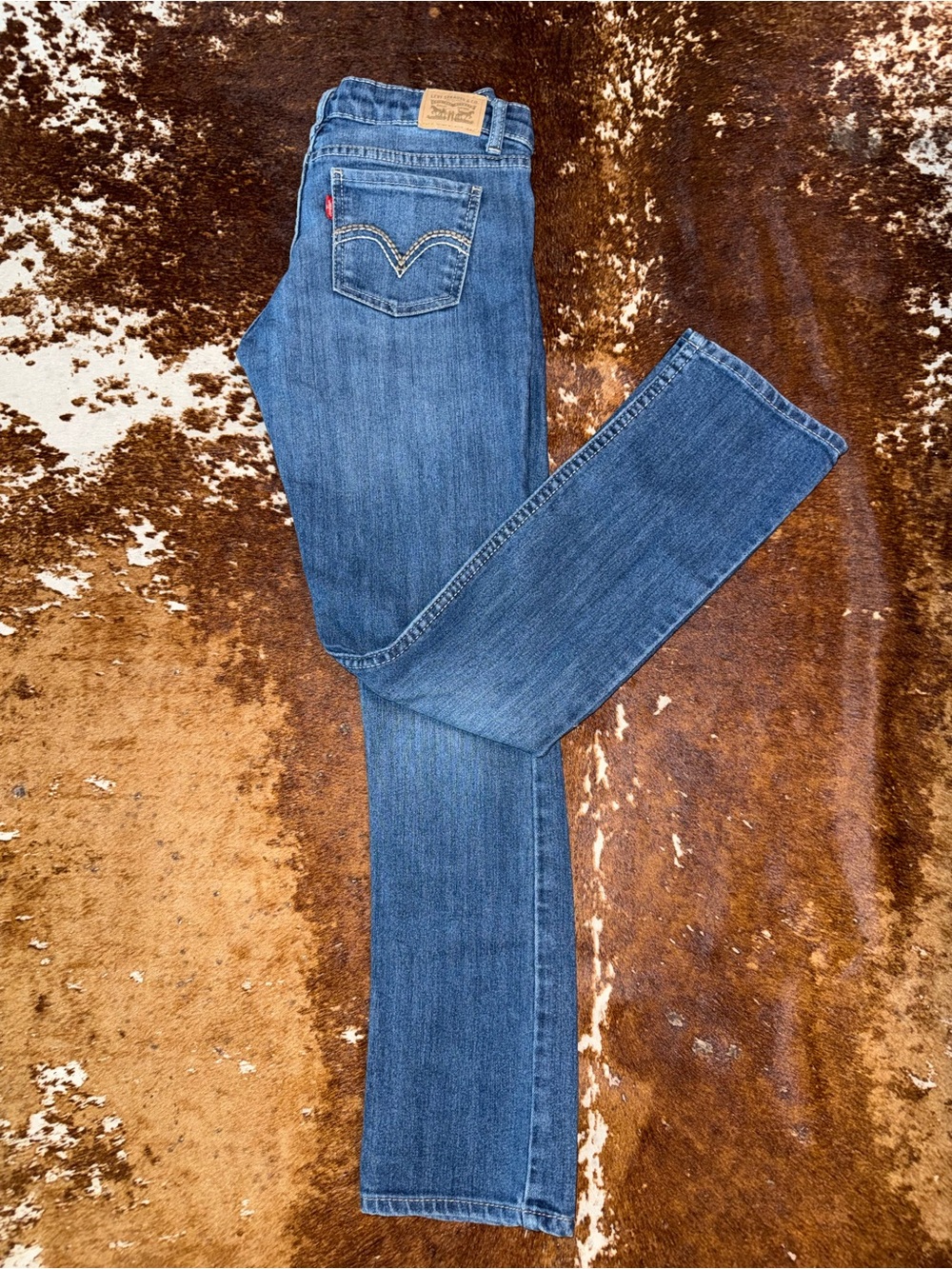Levi's 711 girls skinny Blue Straight-Leg Jeans